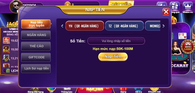 Hướng dẫn cách nạp tiền 68 game bài chi tiết nhất 2024