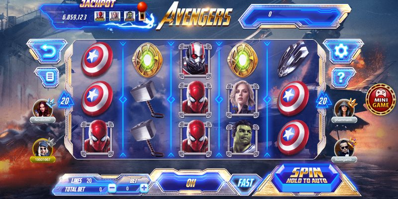 Avengers academy 68 game bài là một trò chơi quay hũ thú vị 